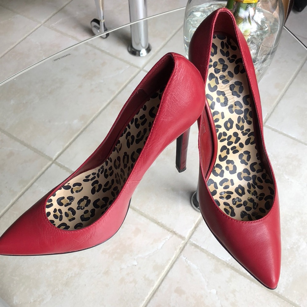 Colin Stuart Red High Heels!